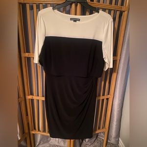 American Living size 18 dress - black and cream